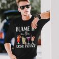 Cruise 2024 Blame It On The Drink Package Long Sleeve T-Shirt Gifts for Him