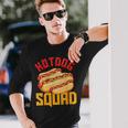 Hotdog Squad Hot Dog Joke Sausage Frankfurt Long Sleeve T-Shirt Gifts for Him