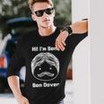 Joke Names Phonetic Puns Adult Humor Ben Dover Long Sleeve T-Shirt Gifts for Him