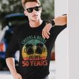 Old Drinker 50Th Cheers And Beers To My 50 Years Long Sleeve T-Shirt Gifts for Him