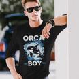 Orca Animal Orca Boy Long Sleeve T-Shirt Gifts for Him