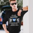 Galloway Scottish Family Clan Scotland Name Long Sleeve T-Shirt Gifts for Him