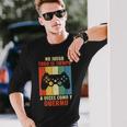 Gaming No Juego Todo El Tiempo Gamerideojuegos Camiseta de manga larga Regalos para él