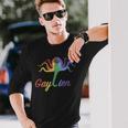 Gaylien Gay Alien Lgbt Queer Trans Bi Regenbogen Gay Pride Langarmshirts Geschenke für Ihn