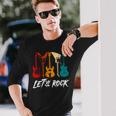 Guitar Player Guitarist Rock Music Lover Guitar Long Sleeve T-Shirt Gifts for Him