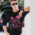 Happy Easter Bunny Ears Classic Long Sleeve T-Shirt Gifts for Him