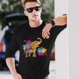 Happy Holi Festival Of Colors Indian Hindu Spring Long Sleeve T-Shirt Gifts for Him