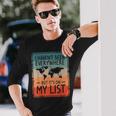 I Haven't Been Everywhere But It's On My List World Travel Long Sleeve T-Shirt Gifts for Him