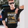 Heavy Equipment Operator Legend Occupation Long Sleeve T-Shirt Gifts for Him