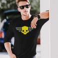 Hell Of Divers Helldiving Skull Gaming Dive Lovers Long Sleeve T-Shirt Gifts for Him