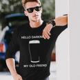 Hello Darkness My Old Friend Age Beer Stout Beer Lover Long Sleeve T-Shirt Gifts for Him