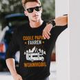 Herren Camping Papaateratertag Wohnwagen Wohnmobil Camper Langarmshirts Geschenke für Ihn