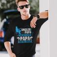 Herren Cooler Angler Papaater Fischen Angelnatertag Spruch Langarmshirts Geschenke für Ihn