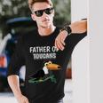 Herren Jungen Father Of Toucans Papaatertag Tukan Langarmshirts Geschenke für Ihn