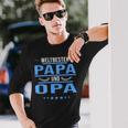 Herren Weltbester Papa Und Opa Papa Opa Langarmshirts Geschenke für Ihn