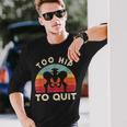 Hip Surgery Recovery Hip Replacement Recovery Long Sleeve T-Shirt Gifts for Him