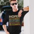 Hofer Family Name Hofer Last Name Team Long Sleeve T-Shirt Gifts for Him