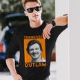 Hot Morgan Tennessee Outlaw Orange Shot April 2024 Long Sleeve T-Shirt Gifts for Him