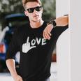 Humoristique Fuck Love T-shirt à manches longues Cadeaux pour lui