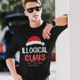 Illogical Santa Claus Christmas Matching Costume Long Sleeve T-Shirt Gifts for Him