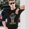 I'm The Baby Elf Family Matching Christmas Pajama Long Sleeve T-Shirt Gifts for Him