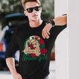 Italienisches Mädchen Retro-Langarmshirts, Stolzes Design im Vintage-Stil Geschenke für Ihn