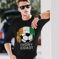 Ivory Coast Soccer Jersey 2019 Cote D'ivoire Football Fans Long Sleeve T-Shirt Gifts for Him