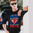 Jeder Superheld Hat Einen Spitznamen Mein Favorit Ist Papa Kapuzenjacke Langarmshirts Geschenke für Ihn