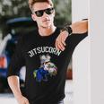 Jitsu Unicorn Jiu-Jitsu Brasileño Y Regalo Bjj Camiseta de manga larga Regalos para él