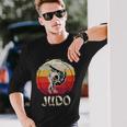 Judoka Sparring Retro Judo Langarmshirts Geschenke für Ihn
