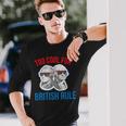 July 4Th Too Cool For British Rule Hamilton Washington Long Sleeve T-Shirt Gifts for Him
