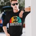 Junenth Remember Our Ancestors Free Black African Long Sleeve T-Shirt Gifts for Him