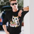 Kawaii Cat Ramen Noodles Anime Neko Japanese Manga Otaku Long Sleeve T-Shirt Gifts for Him