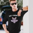 Kawaii Cute Bat Lover Bat Long Sleeve T-Shirt Gifts for Him