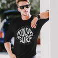 Koloa Surf Brush White Logo Long Sleeve T-Shirt Gifts for Him