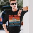Krav Maga Es Mi Superpoder Krav Maga Camiseta de manga larga Regalos para él