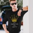 La Princesa Ha Llegado A Niñas Corona Princesa Camiseta de manga larga Regalos para él