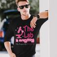 The Lab Is Everything Lab Week 2024 Medical Lab Science Long Sleeve T-Shirt Gifts for Him