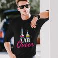 Lab Queen Lab Technician Medical Laboratory Scientist Long Sleeve T-Shirt Gifts for Him