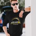 Lake Catherine Ar Arkansas Total Solar Eclipse 2024 Long Sleeve T-Shirt Gifts for Him
