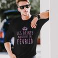 Les Legendes Sont Nees En Fevrier Tshirt T-shirt à manches longues Cadeaux pour lui