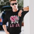 Loser Lover Dripping Heart Pink 5S For Women Long Sleeve T-Shirt Gifts for Him