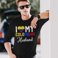 I Love My Colombian Husband Canada Flag Married Couple Long Sleeve T-Shirt Gifts for Him