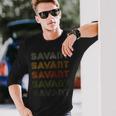 Love Heart Savant Grunge Vintage Style Black Savant Long Sleeve T-Shirt Gifts for Him