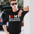 I Love My Hot Nerd Husband I Heart My Hot Nerd Husband Camiseta de manga larga Regalos para él