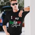 I Love My Italian Girlfriend Artistic Italia Long Sleeve T-Shirt Gifts for Him