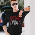 Love Like Jesus Valentines Day Hearts Long Sleeve T-Shirt Gifts for Him