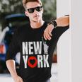I Love New York City Statue Of Liberty America Souvenirs Long Sleeve T-Shirt Gifts for Him