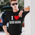 I Love Saudi Arabia Langarmshirts Geschenke für Ihn