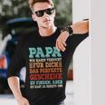 Lustiger Papa Spruchateratertag Retro Langarmshirts Geschenke für Ihn